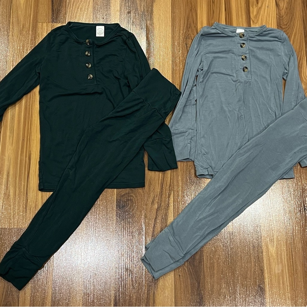 lou lou and company top and bottom sets pajamas